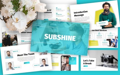 Subshine - Business PowerPoint-sjabloon