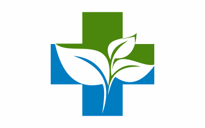 Szablon Logo zielone zdrowie