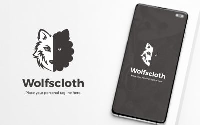 Wolf Sheep Clothing Logo Template