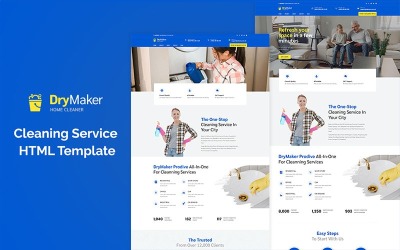 Drymaker - Szablon strony internetowej usługi sprzątania