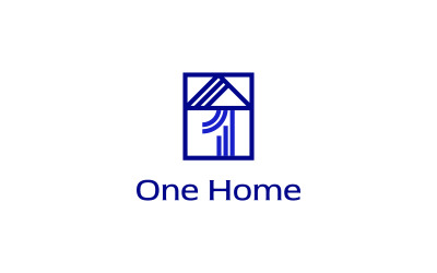 Eine Home Logo Vorlage