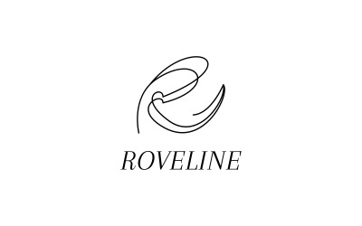 Modèle de logo RV Line