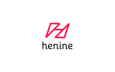 Modelo de logotipo da letra H