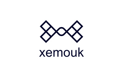 Písmeno XM Logo šablona
