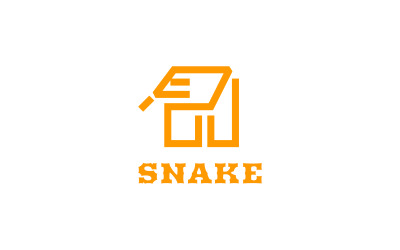 Plantilla de logotipo de serpiente A