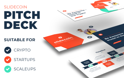 Slidecoin - Plantilla de presentación para Crypto, Startups y Scaleups - PowerPoint