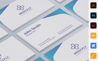 Professional Medical Clinic Business Card Template