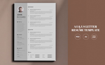 Szablon CV John Richard