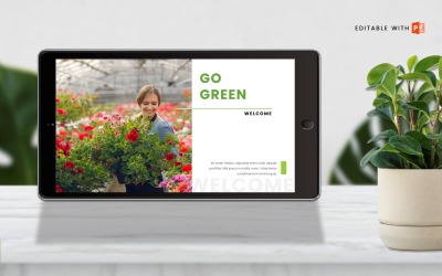 Go Green PowerPoint-mall