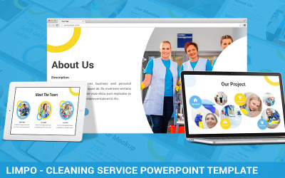 Limpo - Шаблон Powerpoint для клининговых услуг