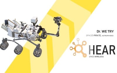Space Rover Science шаблон PowerPoint