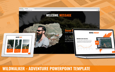 Wildwalker - Avontuur PowerPoint-sjabloon