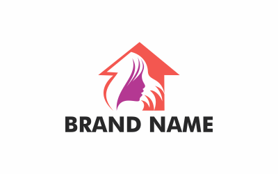 Women&#039;s And Home Logo Template