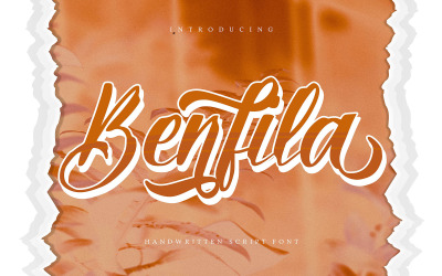Benfila | Font script scritti a mano