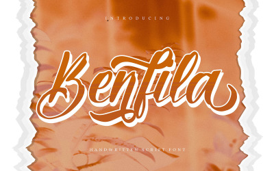 Benfila | Fonte de script manuscrita