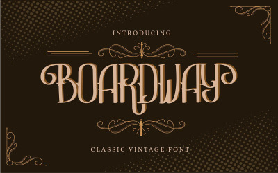 Boardway | Carattere vintage classico