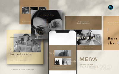 Meiya - Instagram Template set