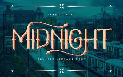 Midnight | Police vintage classique