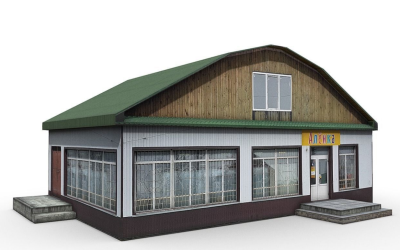 Shop Products 3D model