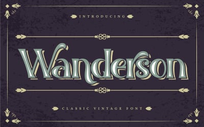 Wanderson | Classic Vintage Font
