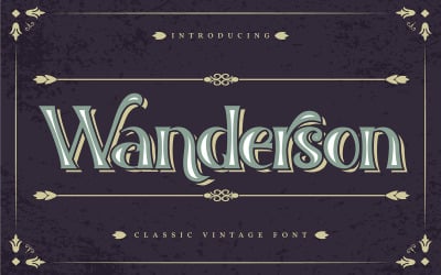 Wanderson | Klassiskt teckensnitt