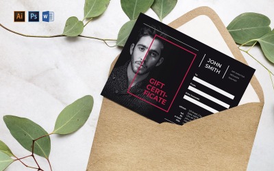 Professional Art Director Gift Certificate Template
