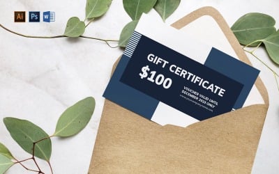 Professional Law Firm Gift Certificate Template