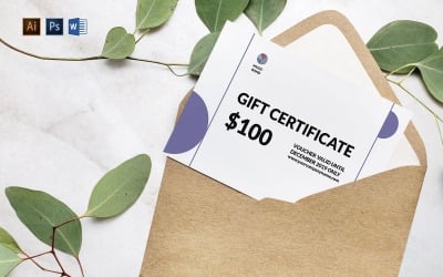 Professional Music Band Gift Certificate Template