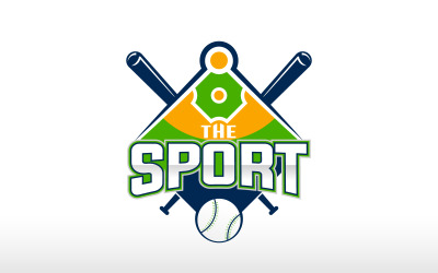 Baseball - Sportverein-Logo-Design