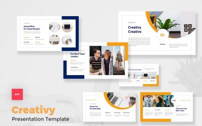 Creativy - Modèle PowerPoint créatif