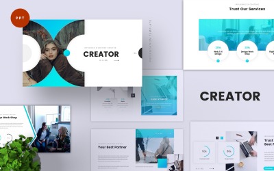 Creator - PowerPoint-Vorlage für Influencer &amp;amp; Content Creator