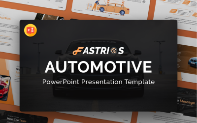 Fastrios - Automotive PowerPoint bemutató sablon