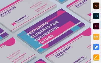 Professional Education Business Card Template
