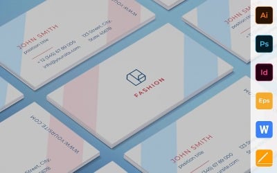 Professional Fashion Business Card Template