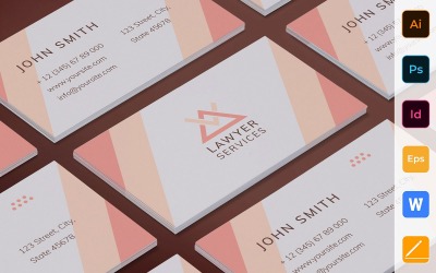 Professional Legal Service Business Card Template