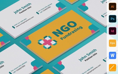 Professional NGO Business Card Template