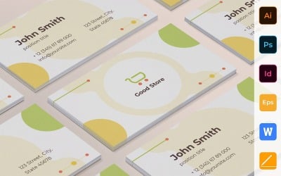 Professional Online Store Business Card Template
