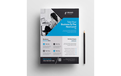 Marca - Creative Business Flyer Modelo de identidade corporativa