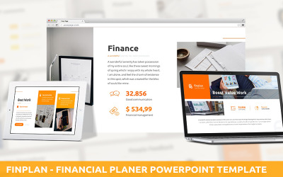 Finplan - Powerpoint-Vorlage für Finanzplaner