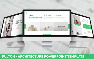Fulton - Plantilla de PowerPoint Arquitectura