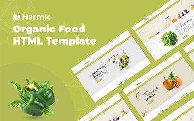 Harmic - HTML-Website-Vorlage für Bio-Lebensmittel