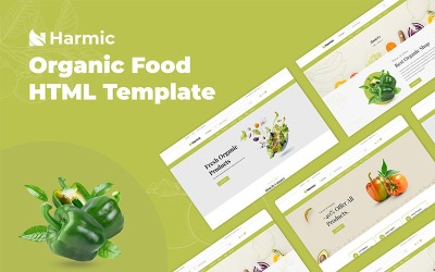 Harmic - Modèle de site Web HTML pour aliments biologiques