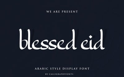 Blessed Eid Fonts