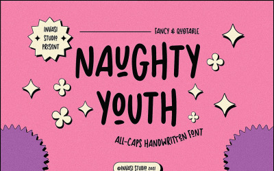 Naughty Youth | Fancy &amp;amp; Quotable Fonts
