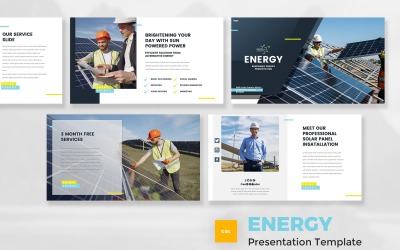 Energia - szablon prezentacji Google na temat energii odnawialnej