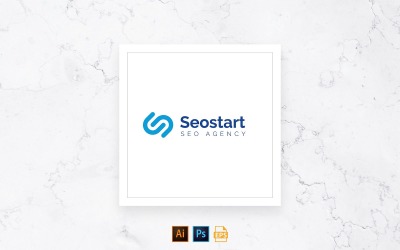 Färdig att använda SEO-byråns logotypmall