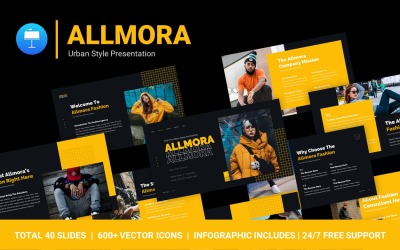 INGYENES Allmora Urban Style Professional Presentation Keynote Template