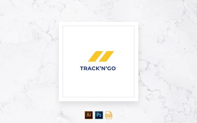 Logo logistiky nákladní dopravy připravené k použití