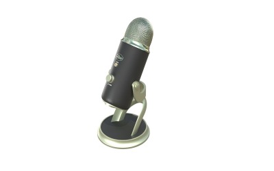 Microfono professionale per registrazione modello 3D