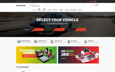 MixxStore - Responsivt Shopify-tema